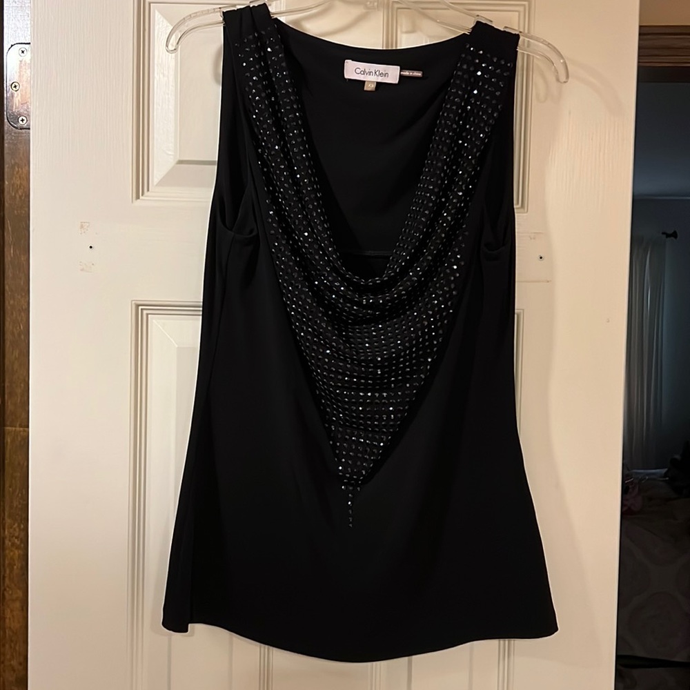 Calvin Klein dressy tank top size Xs